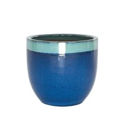 Woodlodge 26cm Sapphire Two Tone Egg Pot