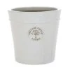 Woodlodge 33cm White / Cream Glazed Heritage Pot