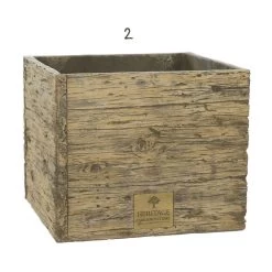 Woodlodge 37cm Heritage Oak Square Planter 5 Woodlodge 37cm Heritage Oak Square Planter -Hot Sale Garden Care 5021346487725 3
