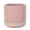 Woodlodge 38cm Pastel Pink Glazed Pot